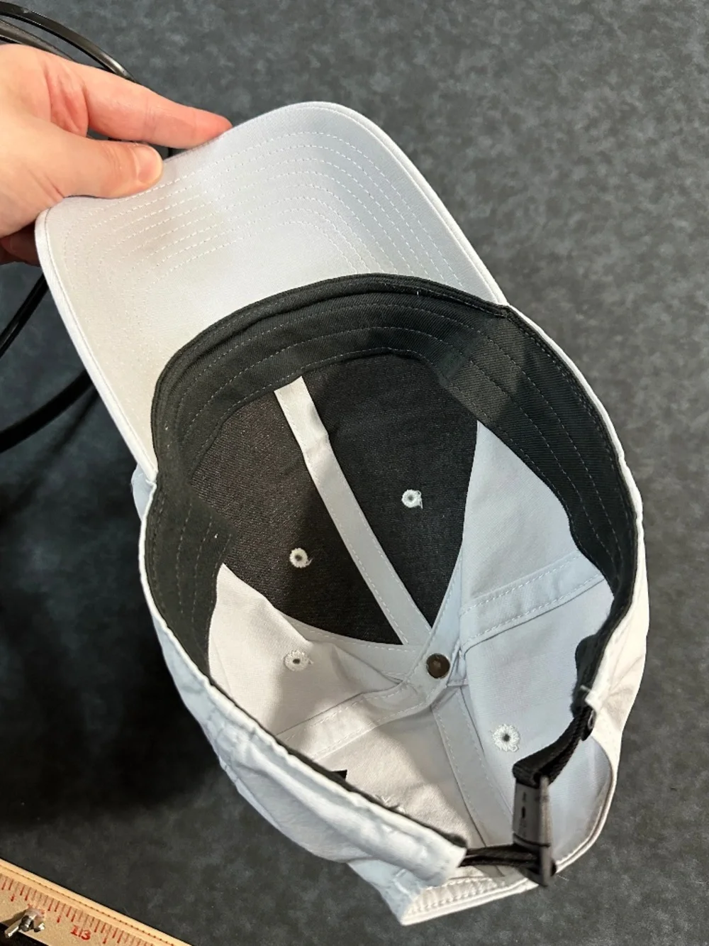 Nike Golf Legacy91 Dri-Fit Light Gray Adjustable Strapback Hat Cap